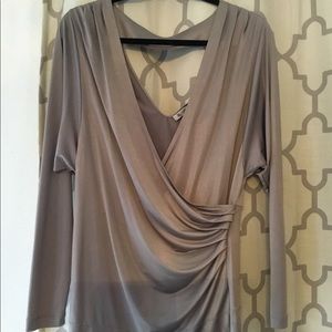 BCBG wrap top